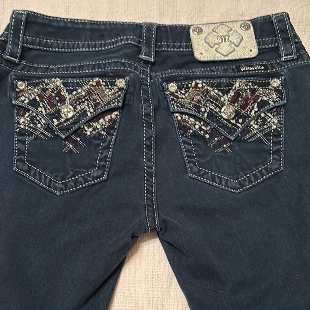 Miss Me Women's Embellished Blue Jeans
